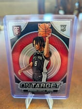 Stephon Castle 2024-25 Panini Totally Certified On Target card