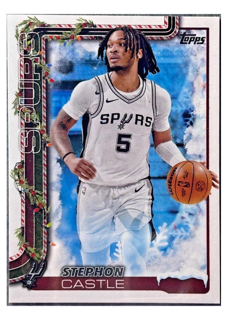 2025-26 Topps Holiday SSP Photo Variations Stephon Castle #SSV-SA