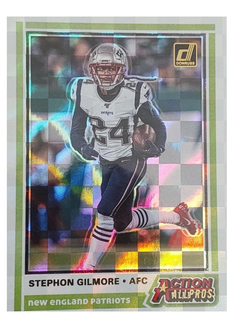 2020 Donruss Action All-Pros Stephon Gilmore #AAP-SG card