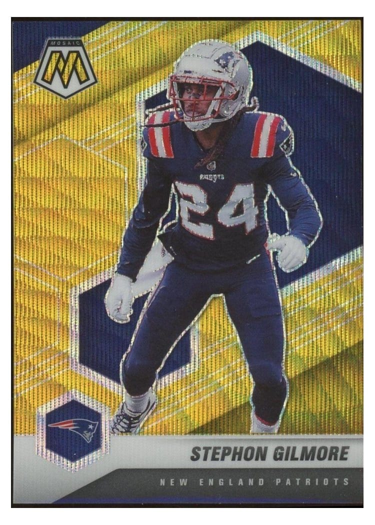 2021 Panini Mosaic Base Set Stephon Gilmore #140 card