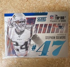 2022 Score Top 100 Stephon Gilmore #T47 card