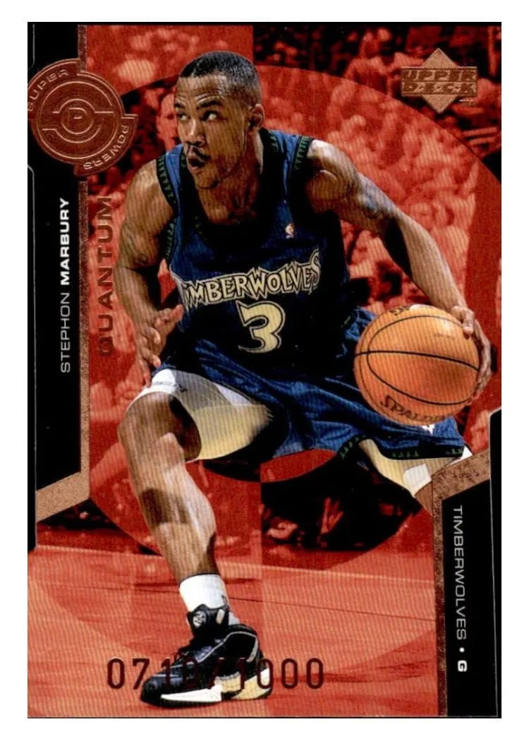 1998 Upper Deck Super Powers Stephon Marbury Quantum Bronze #S16 card