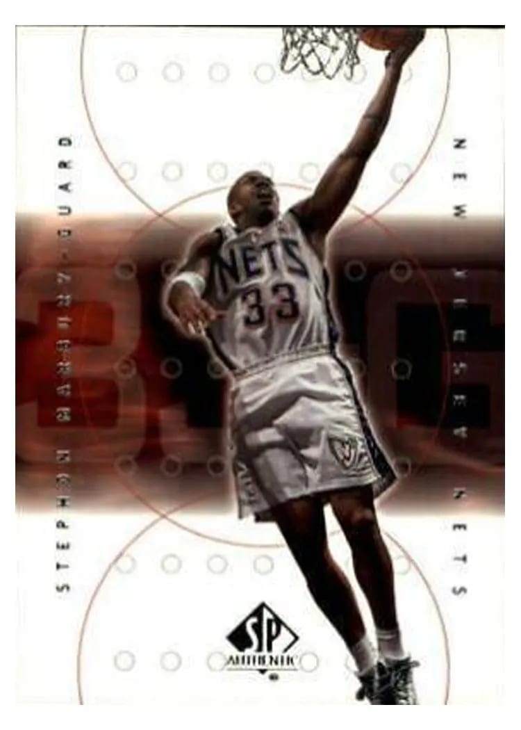 2000 SP Authentic Stephon Marbury #52 card