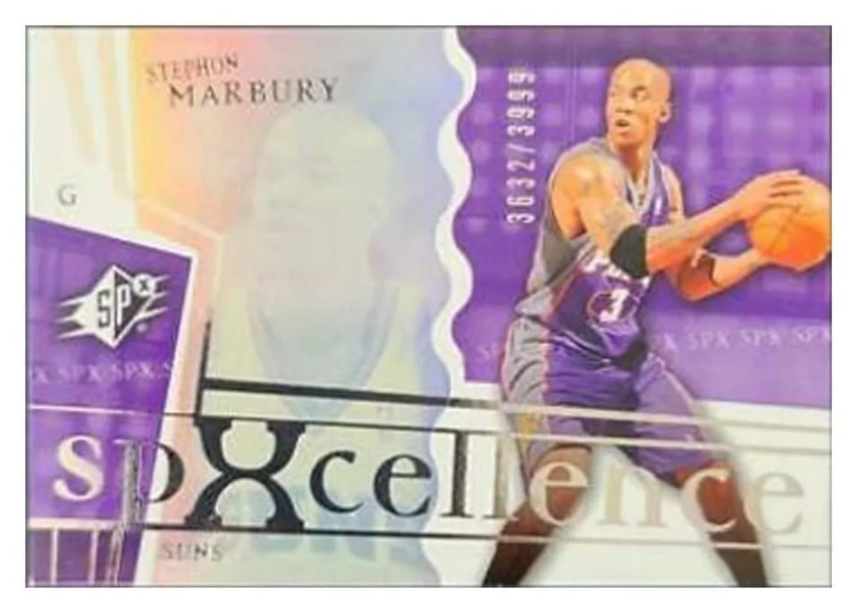 2003 Spx Stephon Marbury #105 card