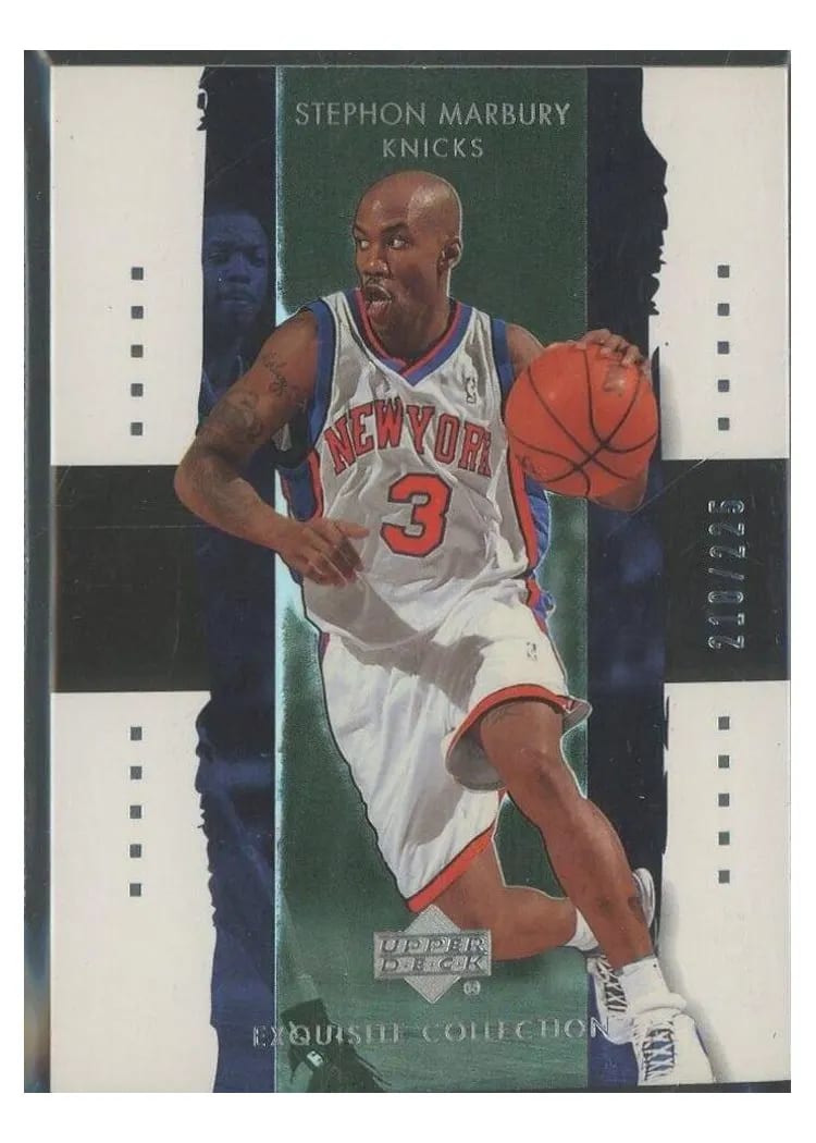 2003 UD Exquisite Collection Stephon Marbury #27 card