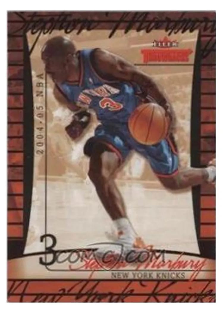 2004 Fleer Throwbacks Stephon Marbury #25 card