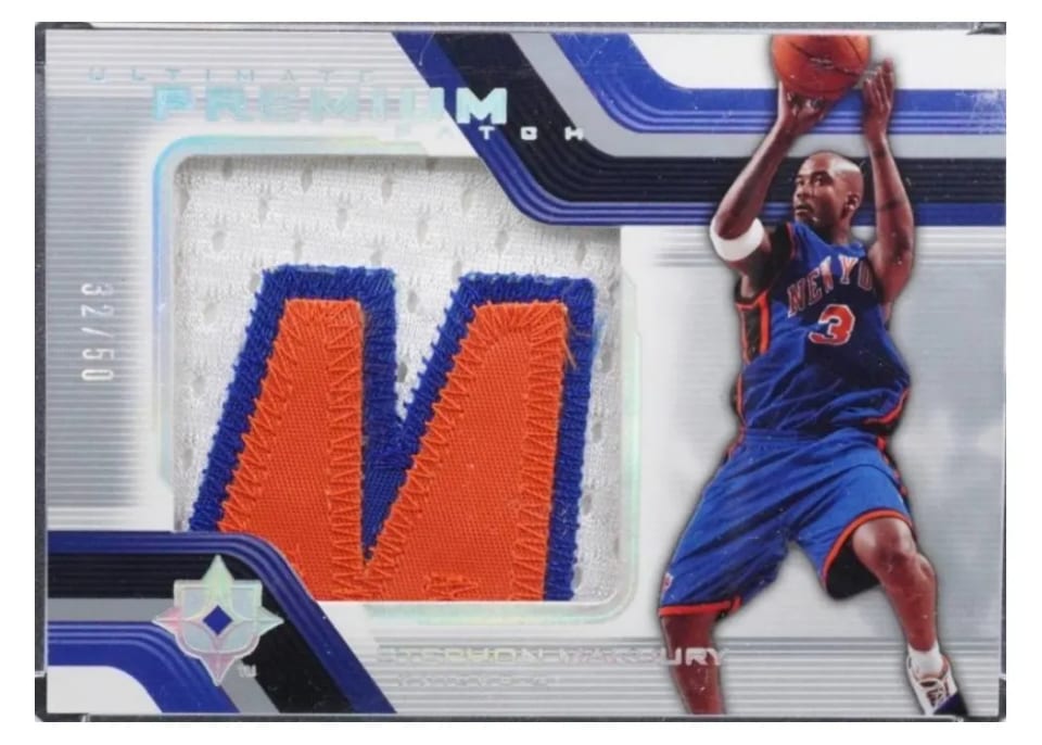 2004 Upper Deck Ultimate Collection Premium Patch Stephon Marbury #UPP-SM card