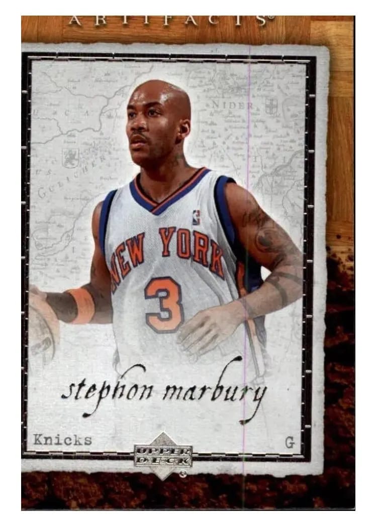 2007 Upper Deck Artifacts Stephon Marbury #64 card