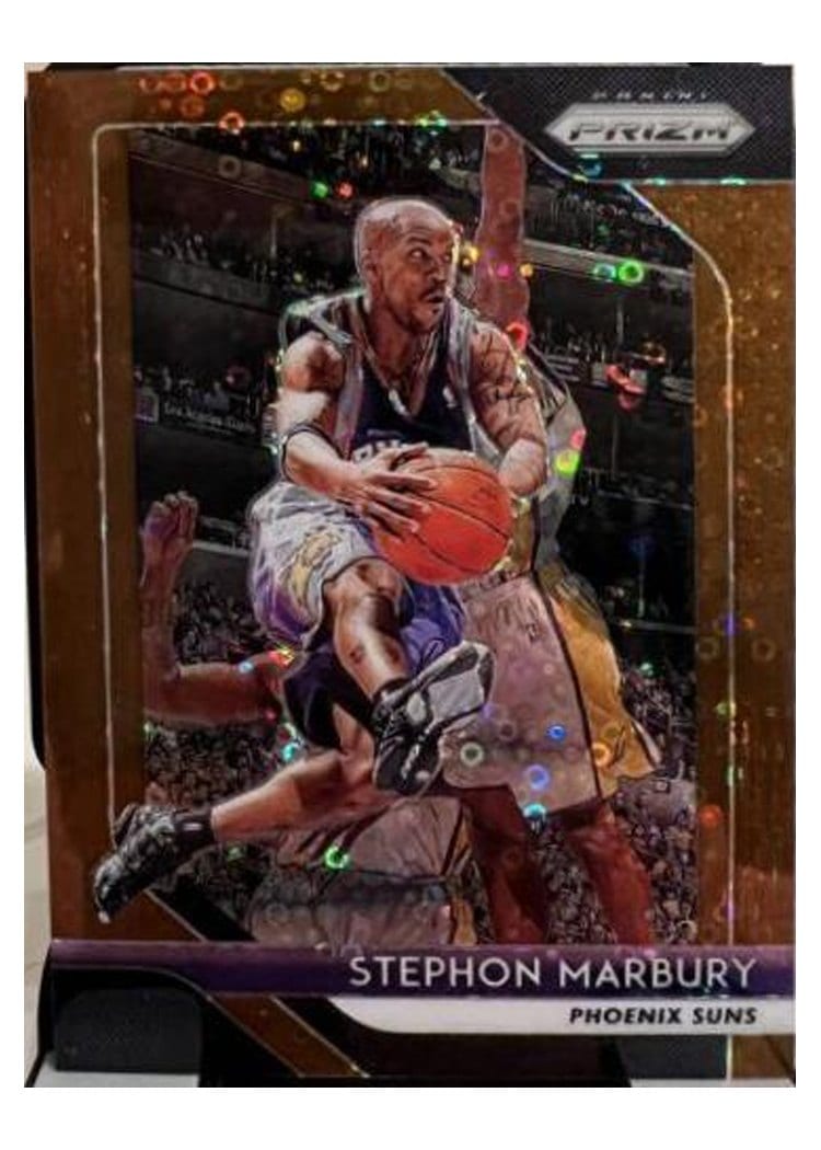 2018-19 Panini Prizm Base Set Stephon Marbury Fast Break Prizm Bronze #265 card