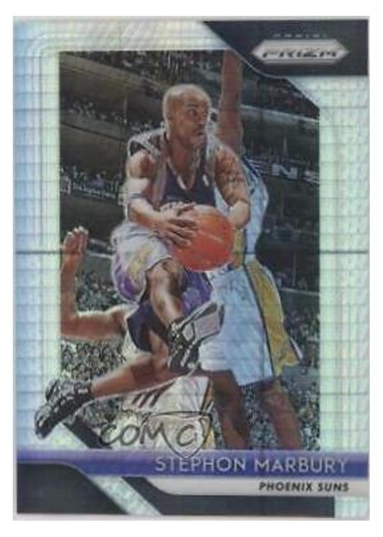 2018-19 Panini Prizm Base Set Stephon Marbury Hyper Prizm #265 card