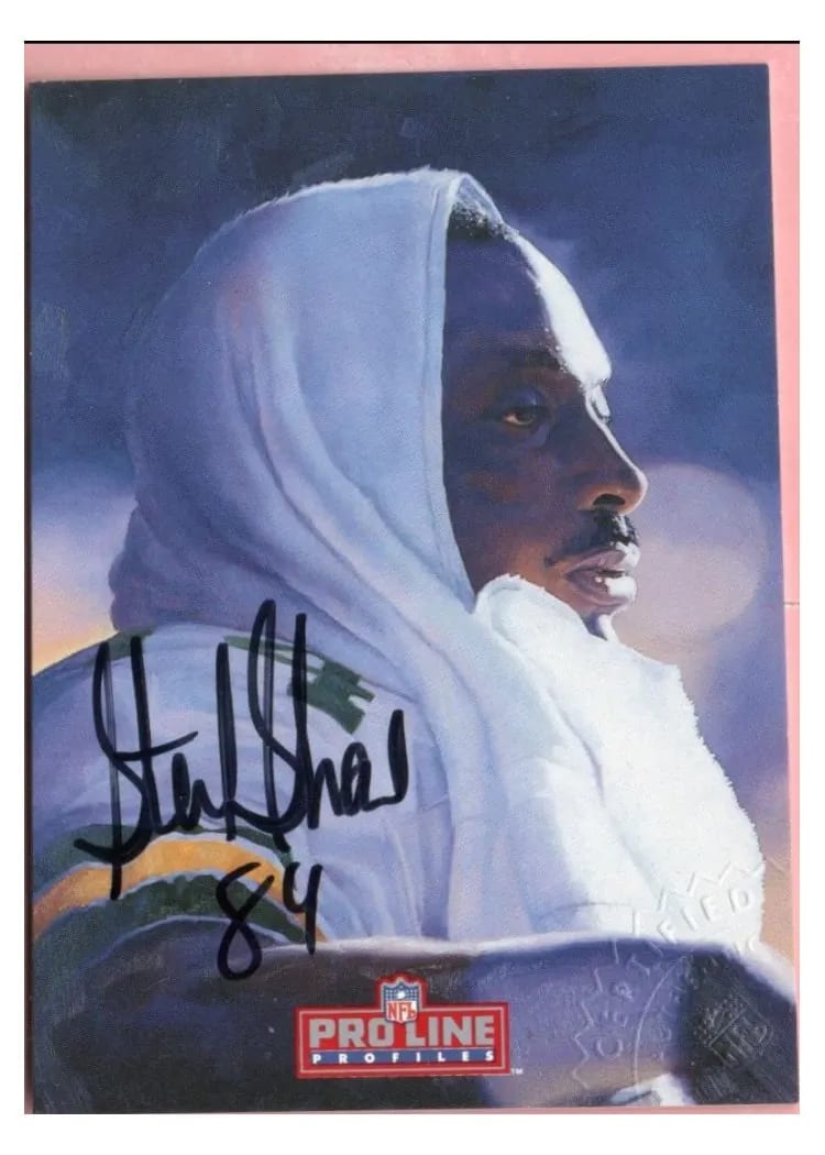 1992 Pro Line Profiles Autographs Sterling Sharpe #77 card