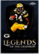 2025 Topps Chrome Legends of the Gridiron Sterling Sharpe #LOG-27 card
