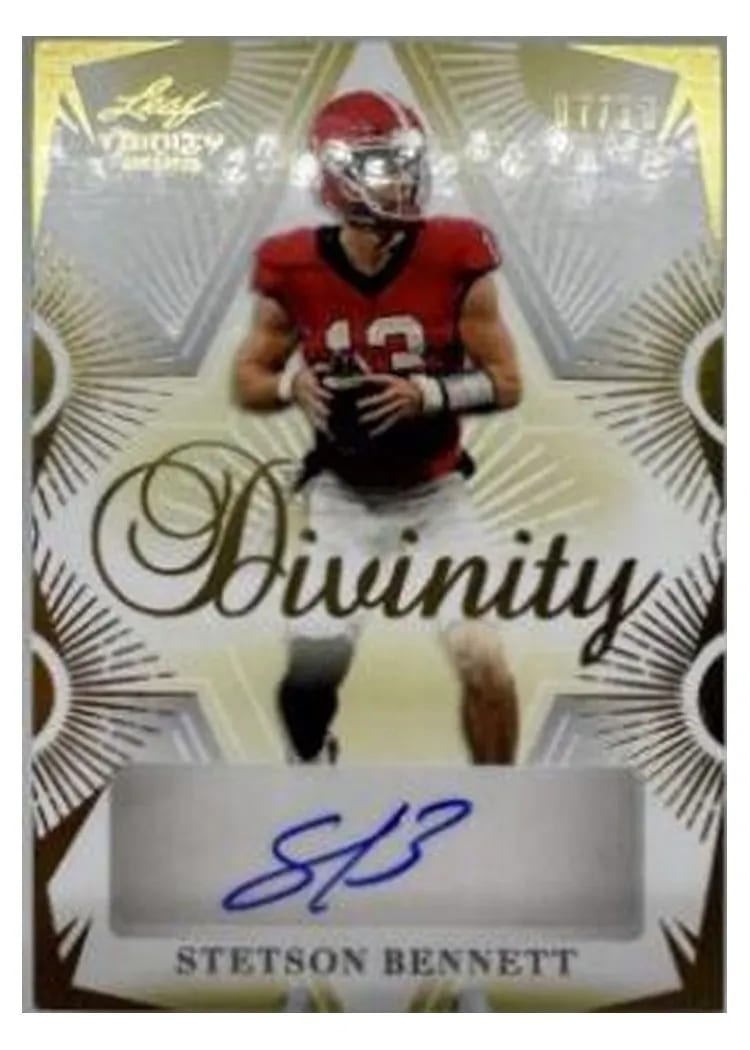 2023 Leaf Trinity Divinity Autograph Stetson Bennett #D-SB1 card