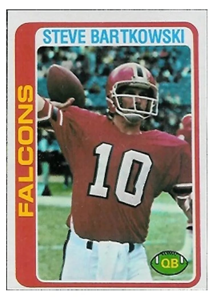 1978 Topps Steve Bartkowski #196 card