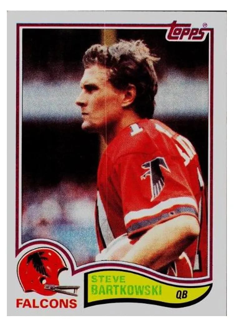 1982 Topps Steve Bartkowski #274 card