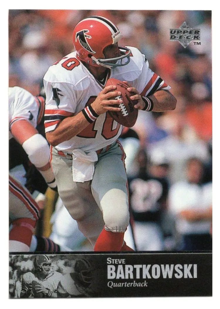 1997 Upper Deck Legends Steve Bartkowski #77 card