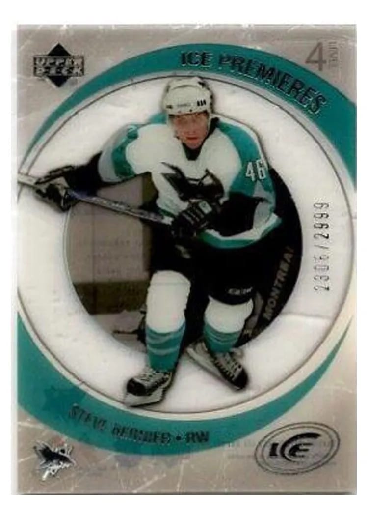2005 Upper Deck Ice Steve Bernier #176 card