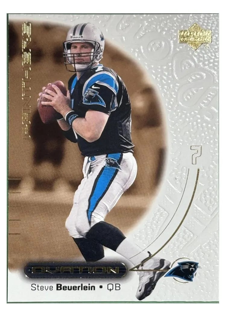 2000 Upper Deck Ovation Steve Beuerlein #8 card