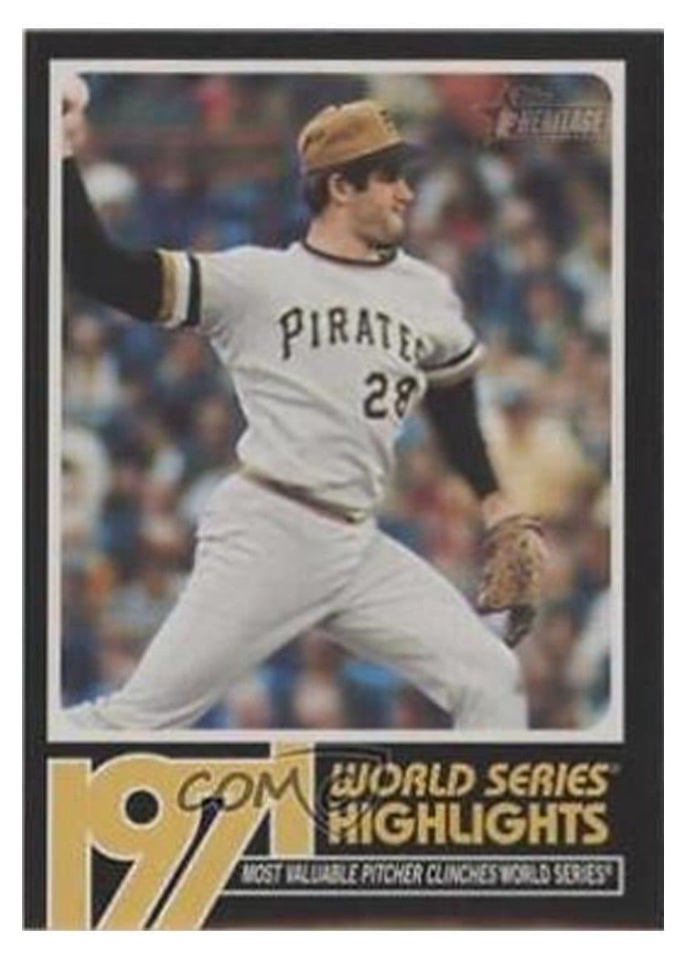 2020 Topps Heritage 1971 World Series Highlights Steve Blass #WSH-6 card