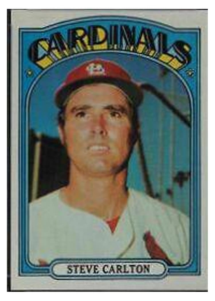 1972 Topps Steve Carlton #420 card