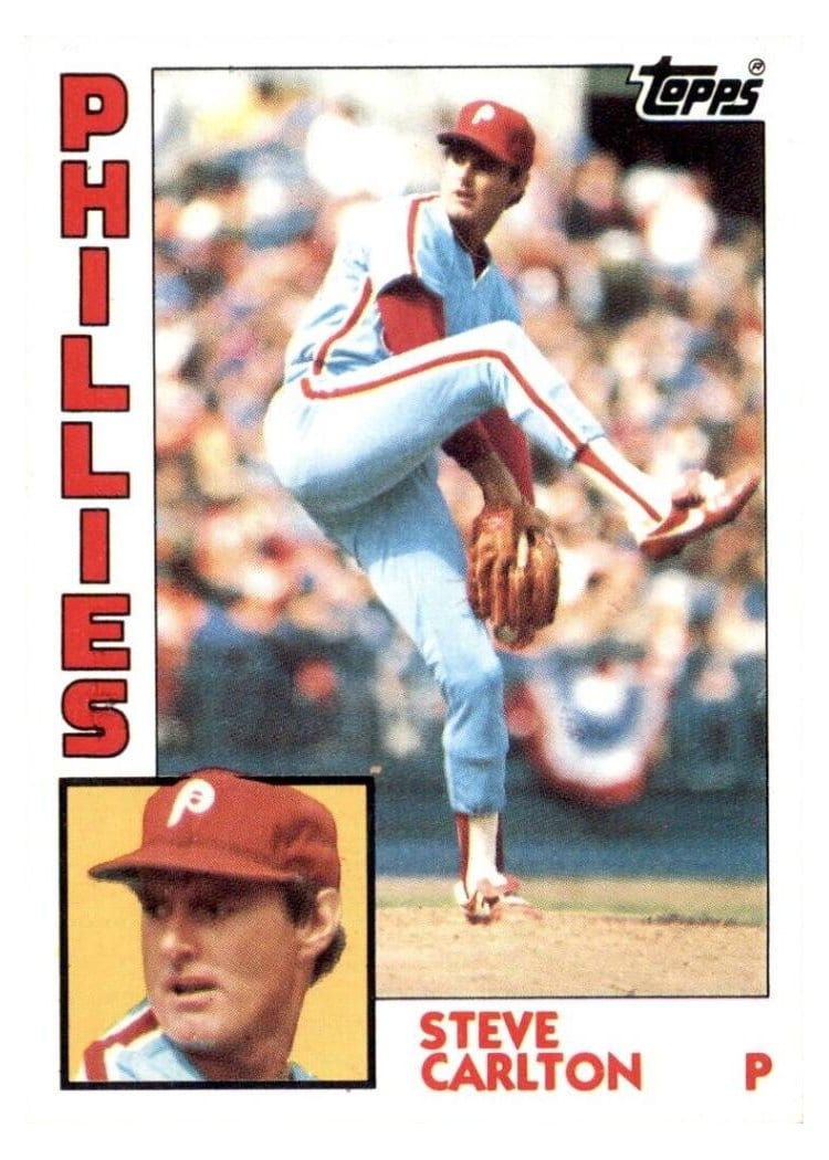 1984 Topps Steve Carlton #780 card