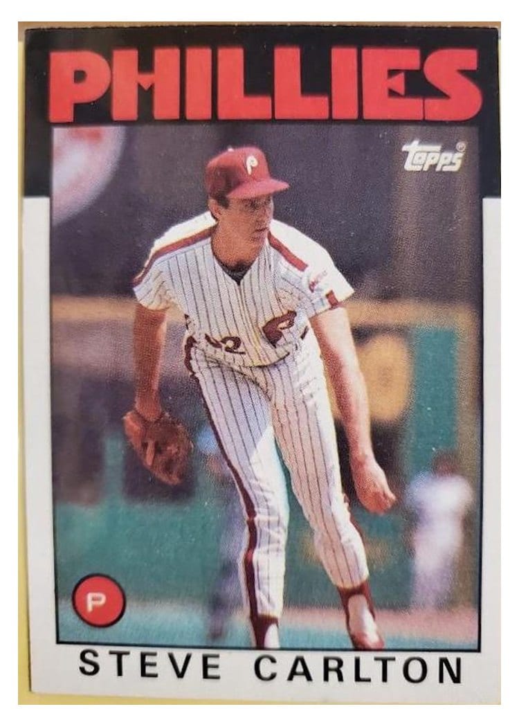 1986 Topps Steve Carlton #120 card
