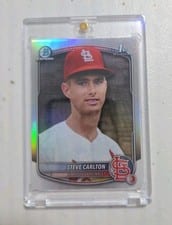 2025 Bowman Chrome Retrofractor Steve Carlton #BCP-152 card
