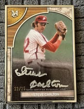 2025 Topps Museum Collection Dual On Card Autographs Steve Carlton #DA-SHA card