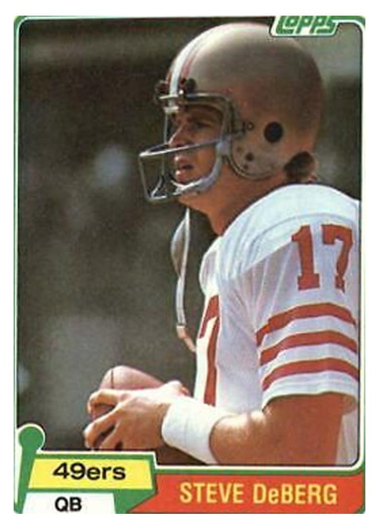 1981 Topps Steve DeBerg #364 card