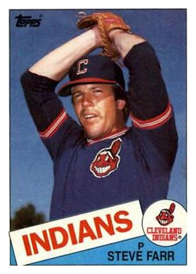 1985 Topps Steve Farr #664 card