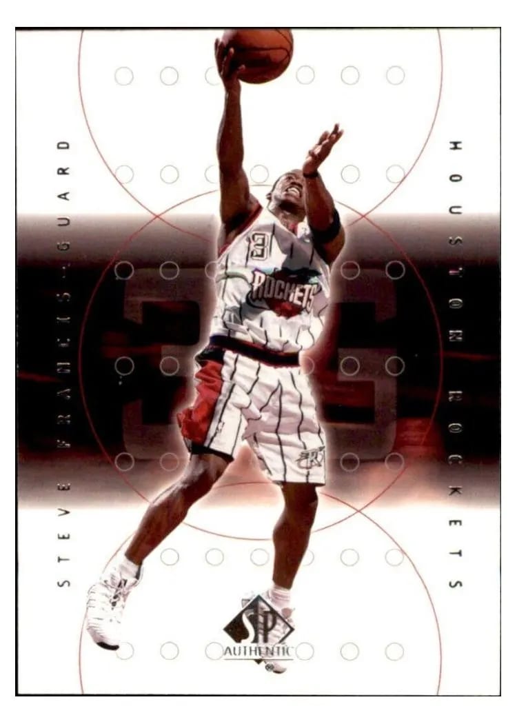 2000 SP Authentic Steve Francis #28 card