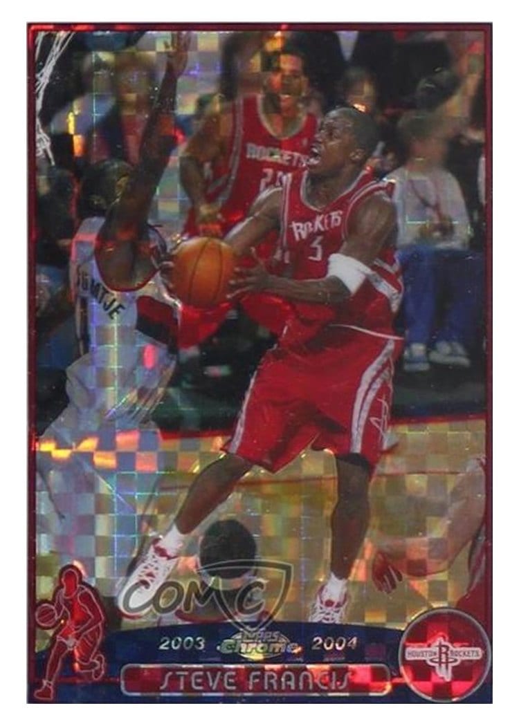 2003 Topps Chrome Steve Francis #35 card