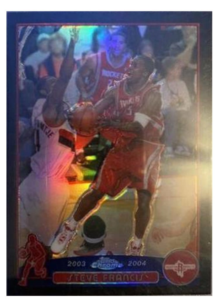 2003 Topps Chrome Steve Francis #35 card