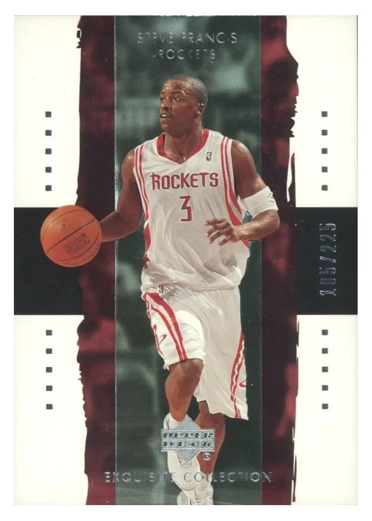 2003 UD Exquisite Collection Steve Francis #11 card