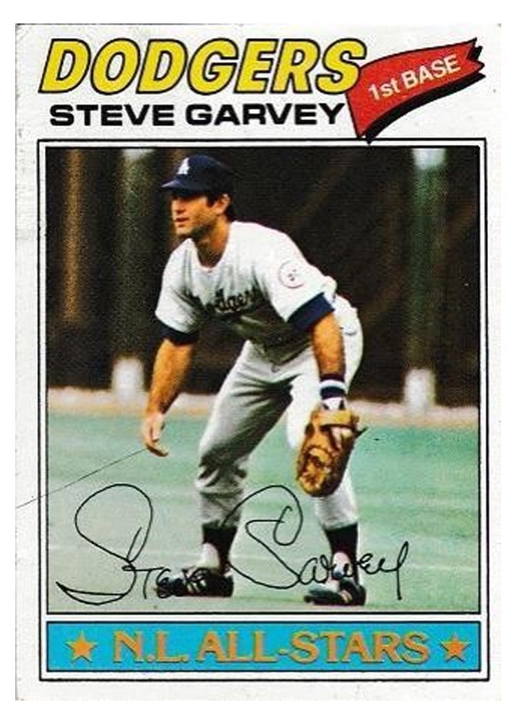 1977 Topps Steve Garvey #400 card