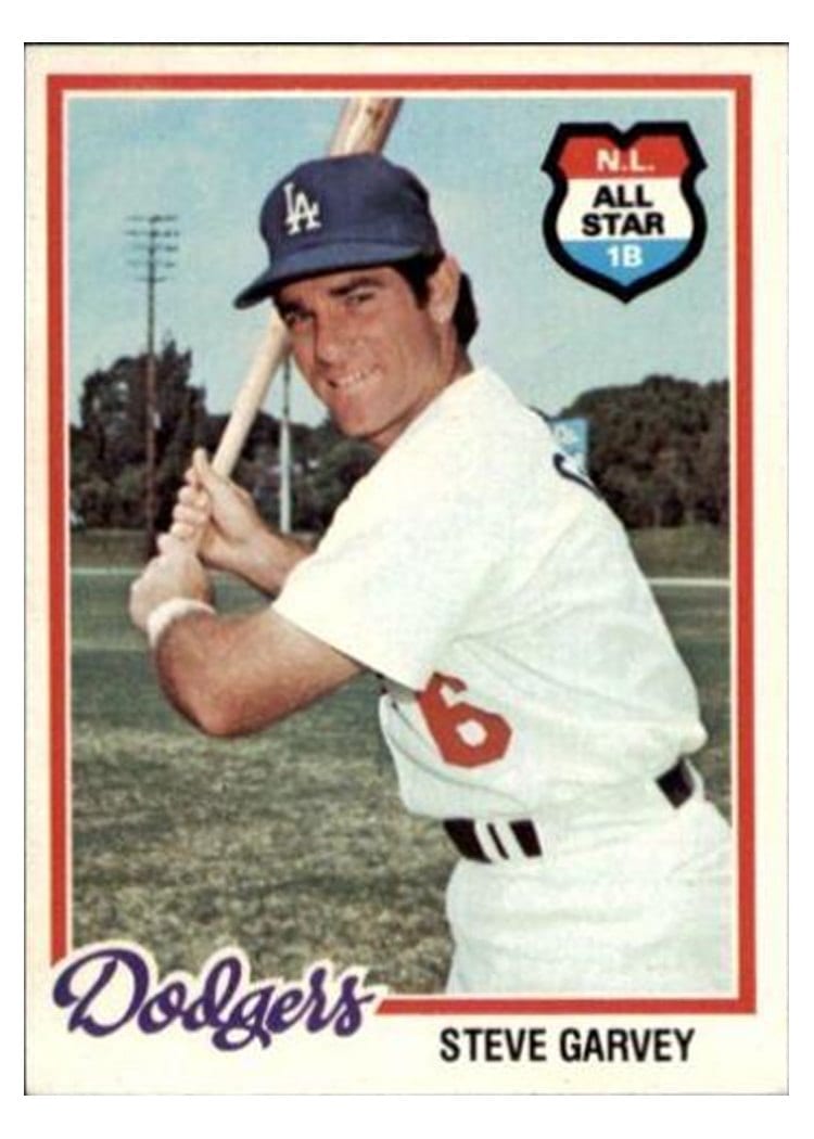 1978 Topps Steve Garvey #350 card