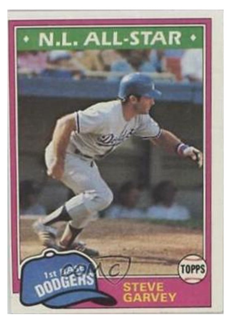 1981 Topps Steve Garvey #530 card