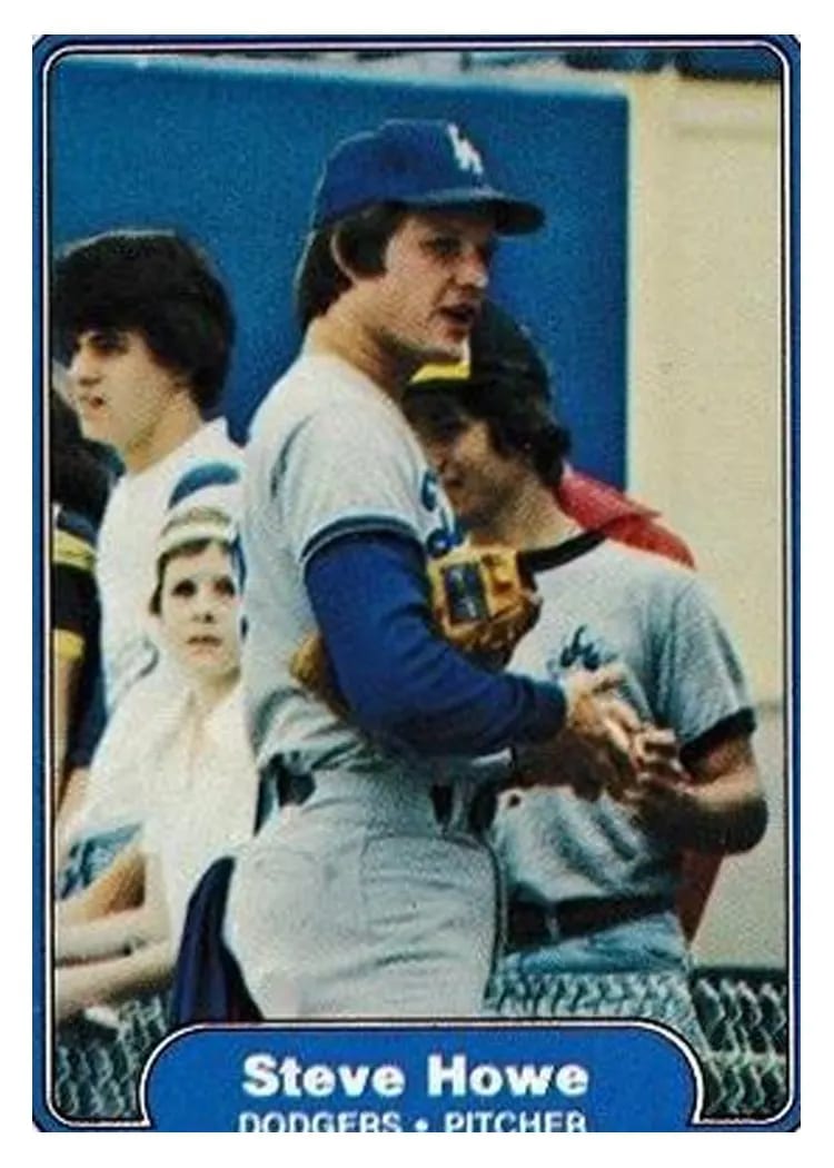 1982 Fleer Steve Howe #9 card