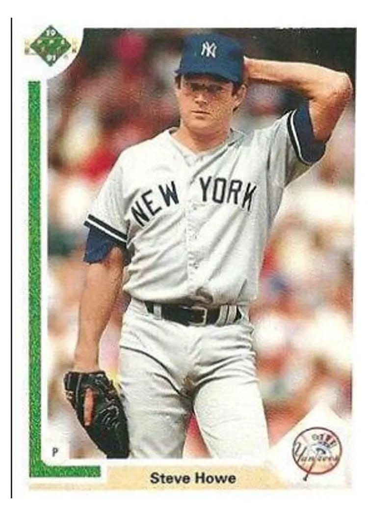 1991 Upper Deck Final Edition Steve Howe #31F card
