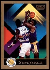 1990-91 SkyBox Base Set Steve Johnson #384 card