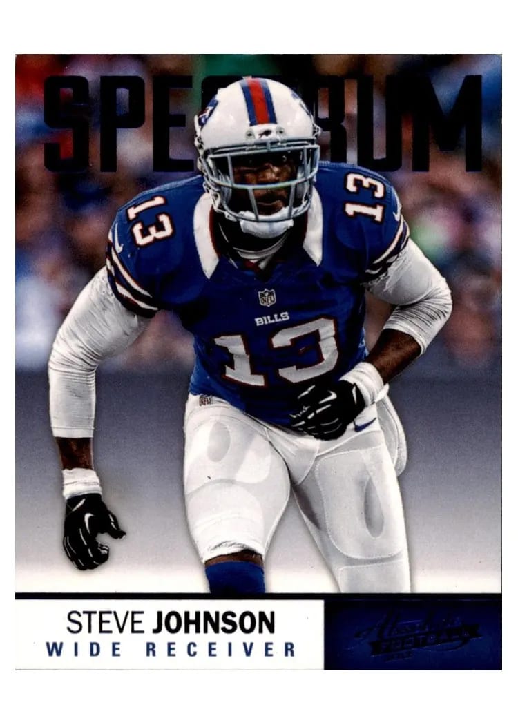 2012 Panini Absolute Steve Johnson #29 card