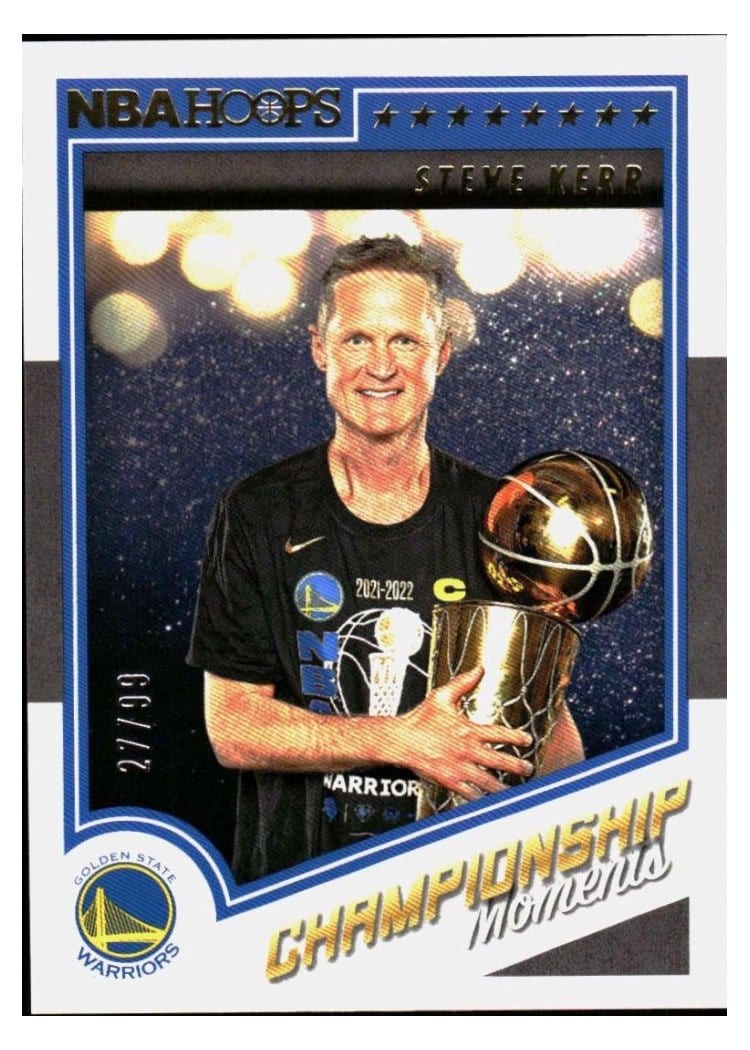 2022-23 Hoops Road to the Finals / NBA Championship Steve Kerr #93 card