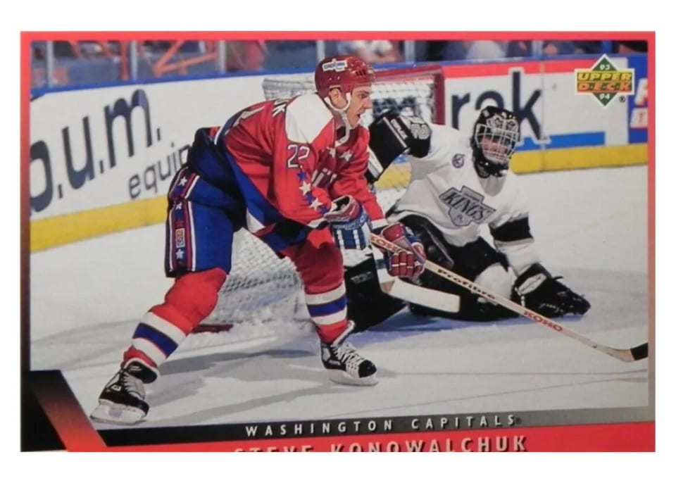 1993 Upper Deck Steve Konowalchuk #28 card