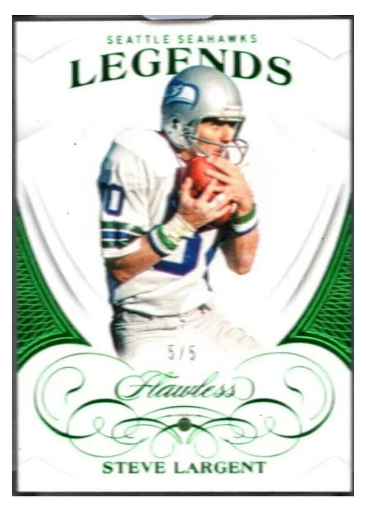 2019 Panini Flawless Base Ruby Steve Largent #97 card
