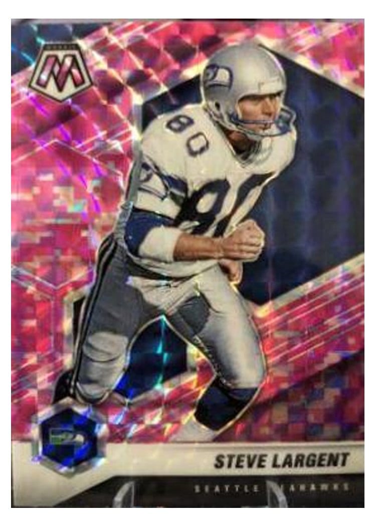 2021 Panini Mosaic Base Set Steve Largent #180 card
