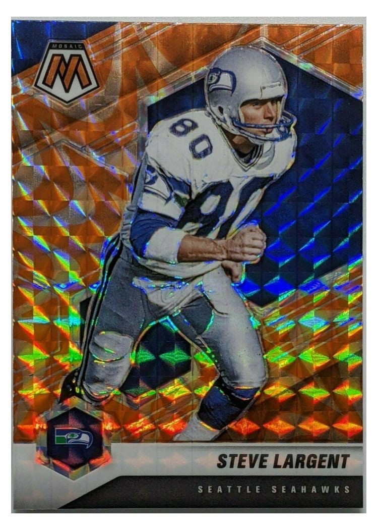 2021 Panini Mosaic Base Set Steve Largent #180 card
