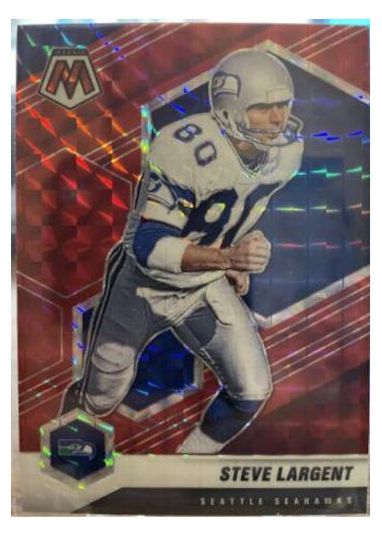 2021 Panini Mosaic Base Set Steve Largent #180 card