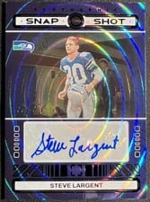 2024 Panini Photogenic Snapshots Autographs Steve Largent #SSA-SLA card