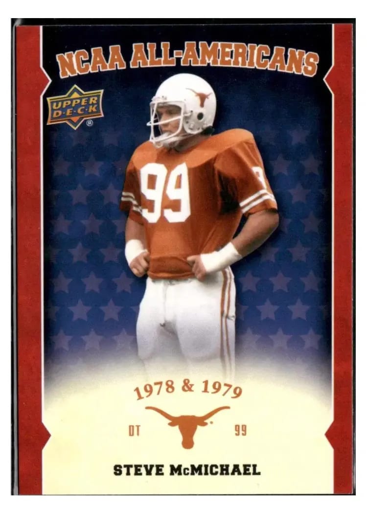 2011 Upper Deck Steve McMichael #AA-SM card