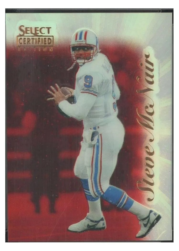 1996 Select Certified Steve McNair #51 card